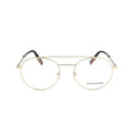 Ermenegildo Zegna Gold Metal Glasses (Frames)