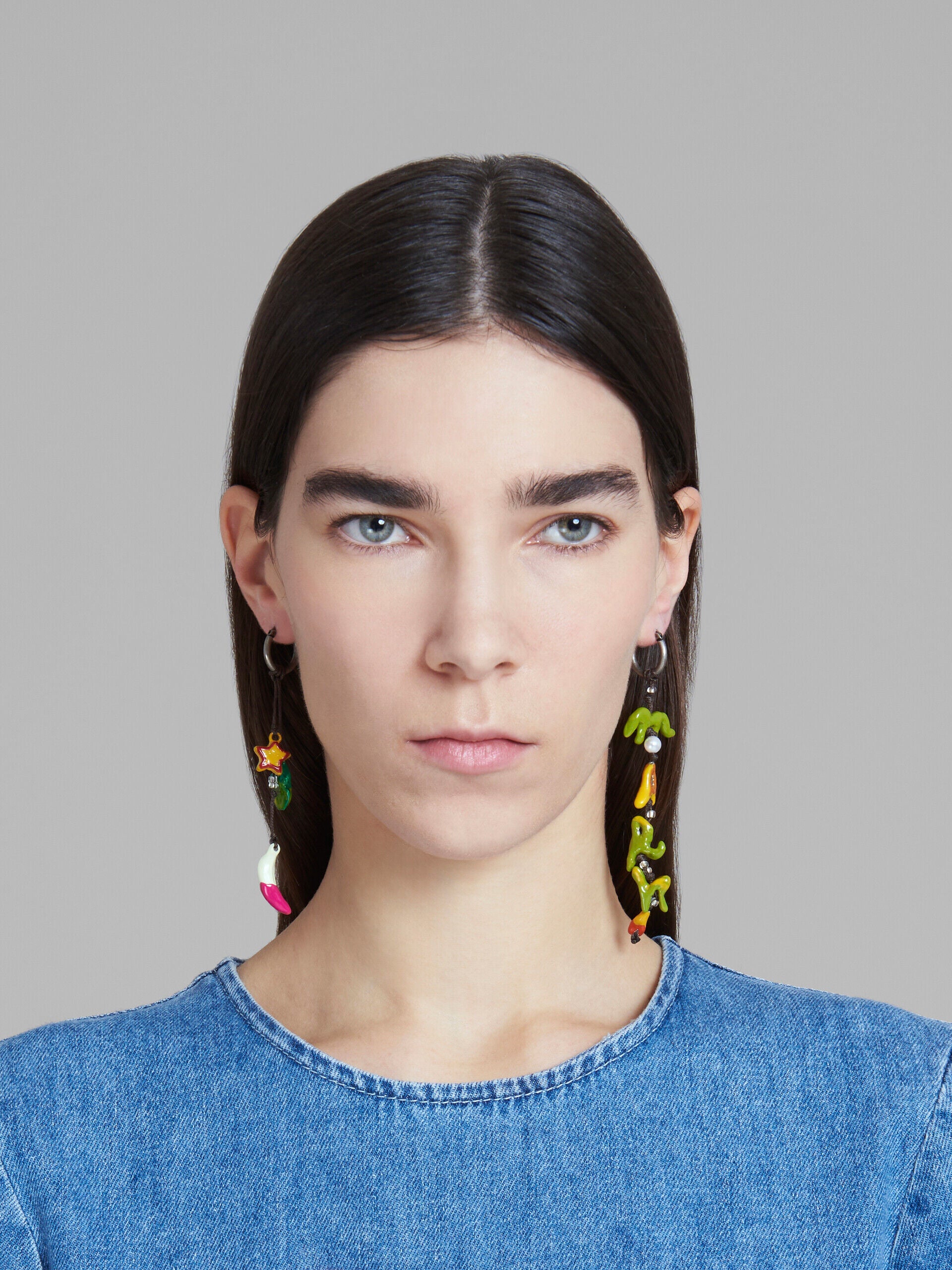 Marni Multicolor Fibres Earrings