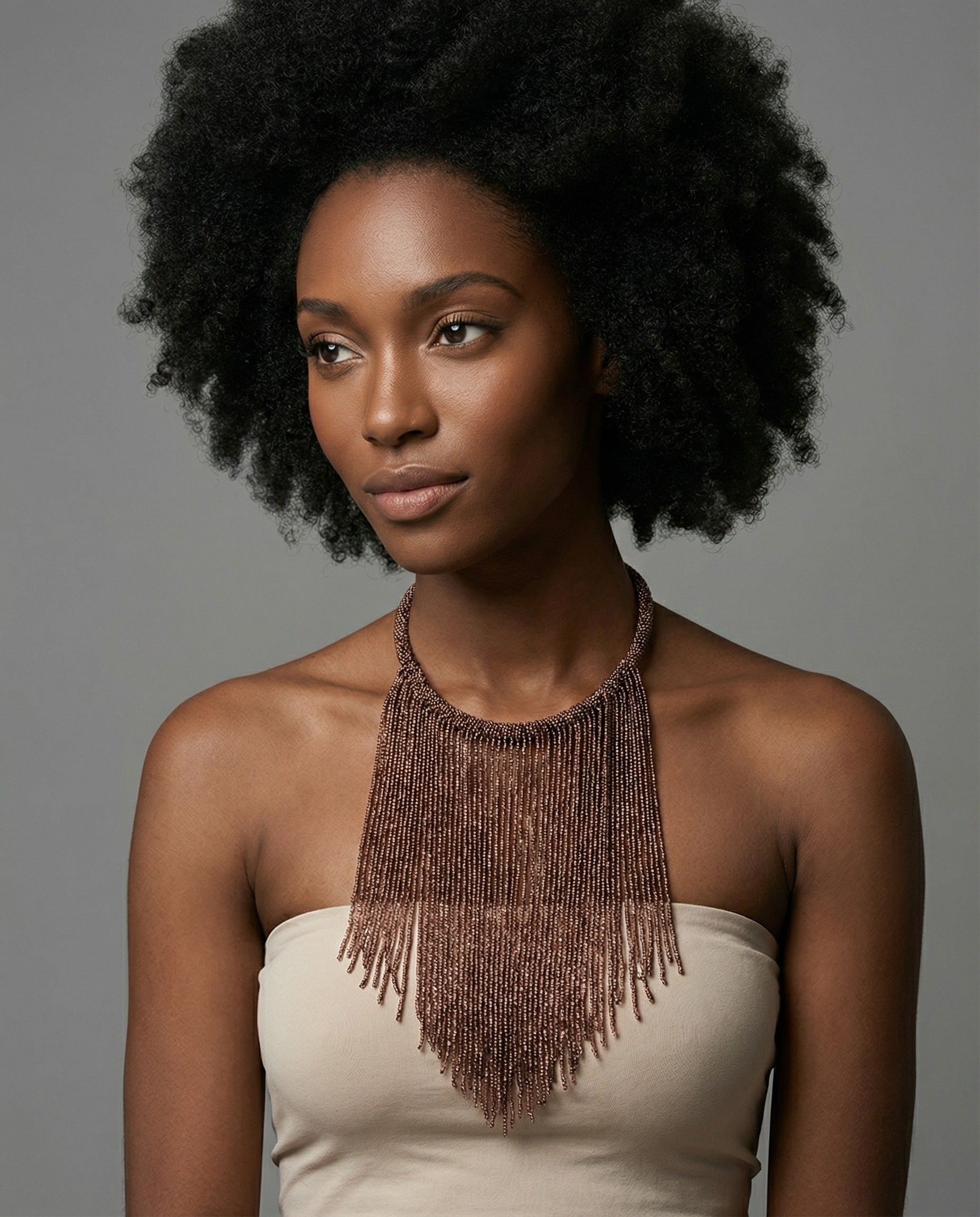 Brunello Cucinelli Copper Brass Necklace