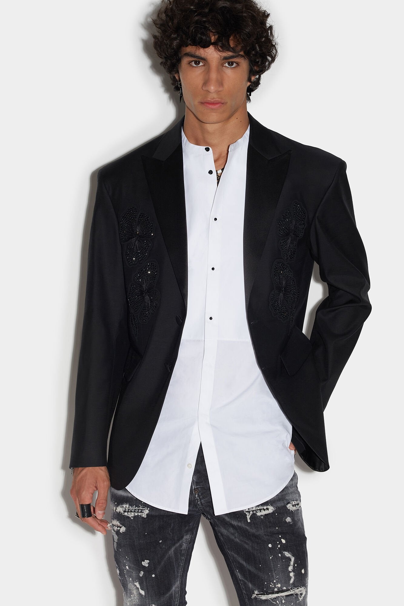 Dsquared² Black Fibres Blazer