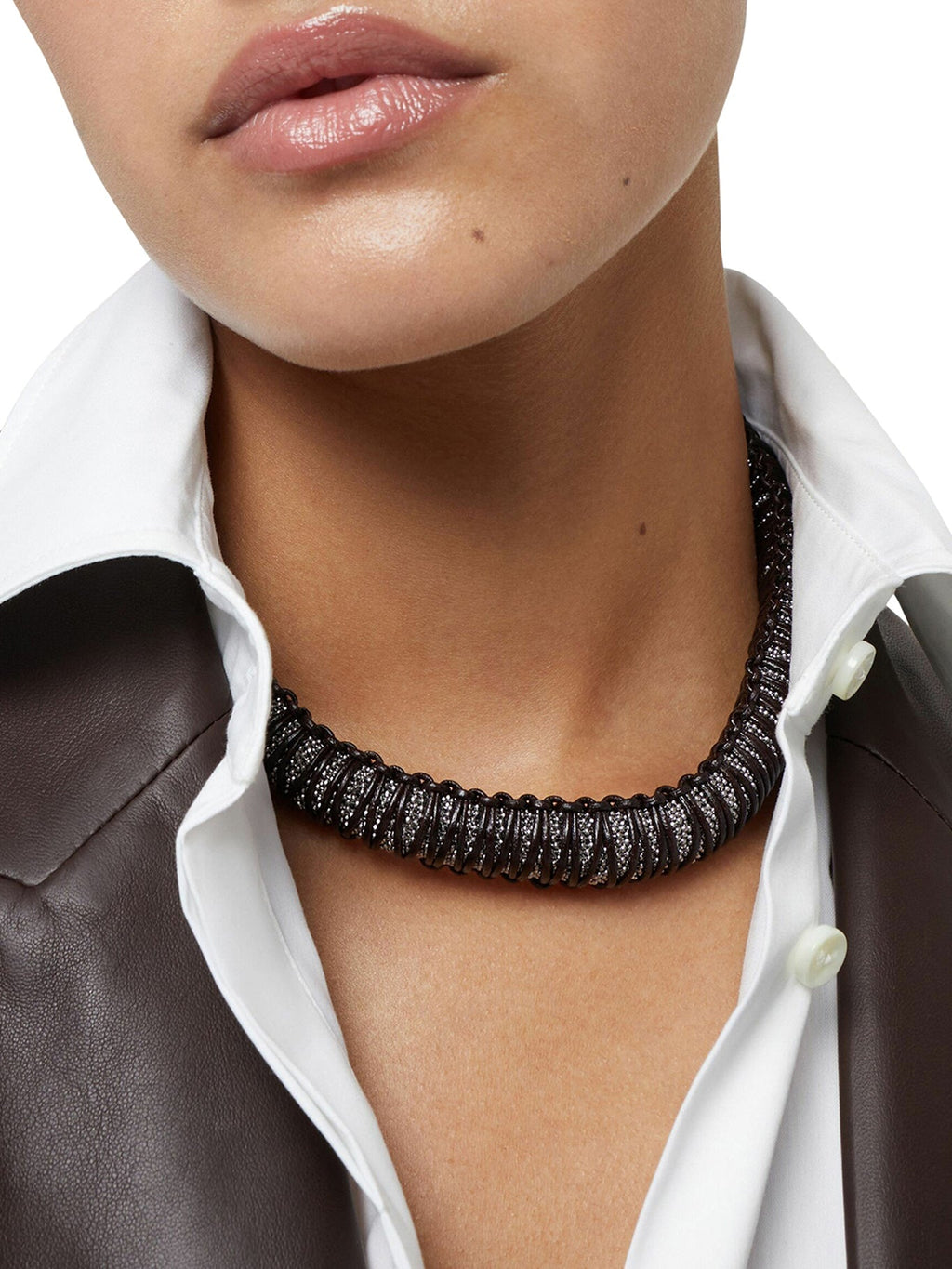 Brunello Cucinelli Silver Brass Necklace