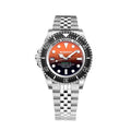 Bobroff Silver Stainless Steel Sport Watch