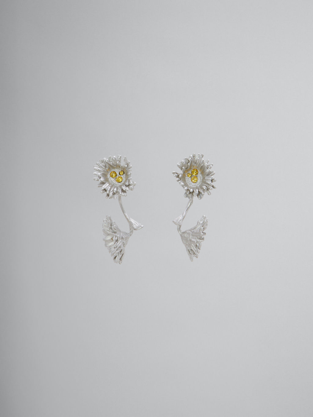 Marni Yellow Fibres Earrings