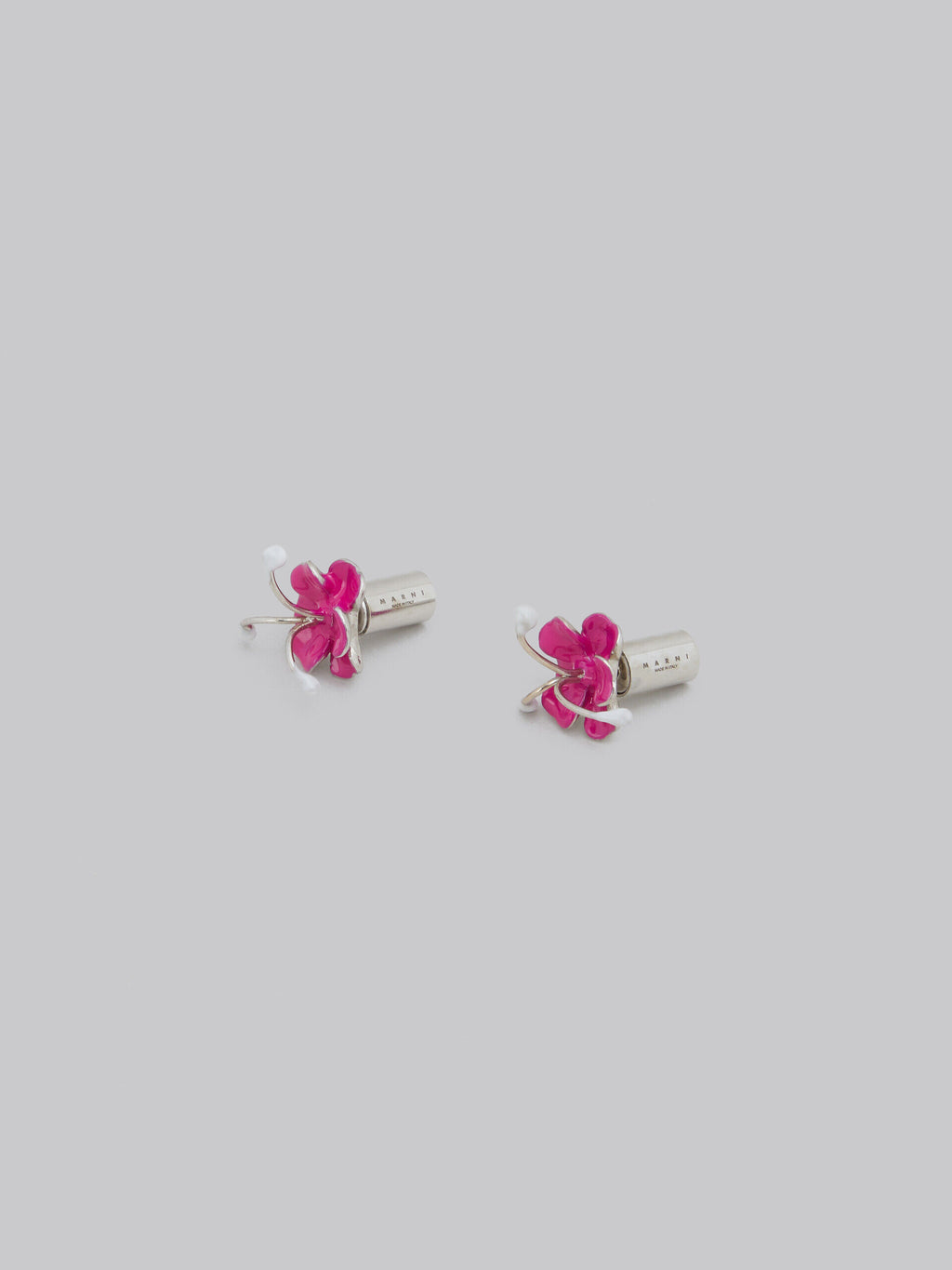 Marni Fuchsia Fibres Earrings