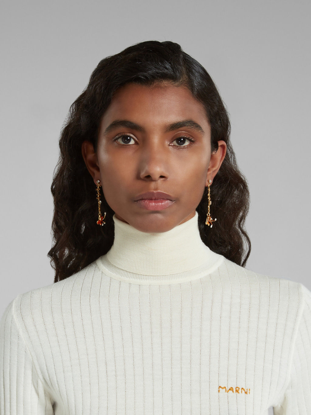 Marni Pink Fibres Earrings