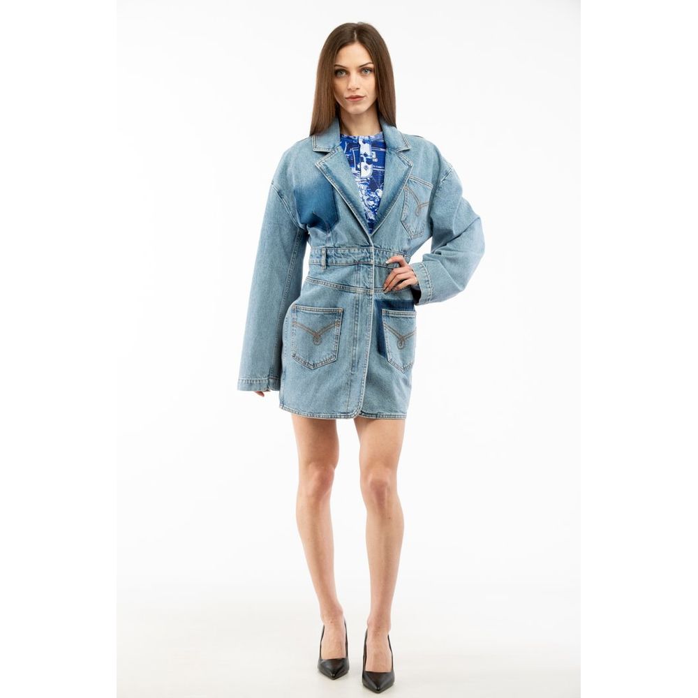 Moschino Multicolor Cotton Denim Jacket