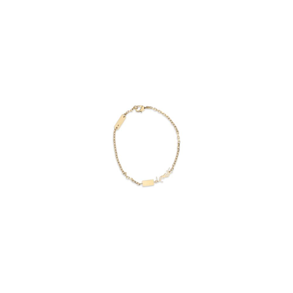 Saint Laurent Gold Metal Bracelet