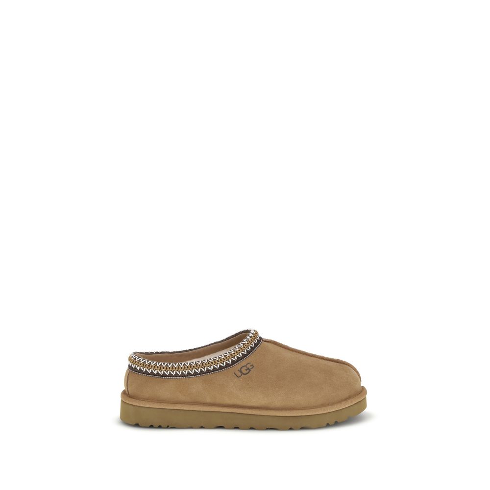 UGG Beige Leather Mules