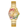 Guess Gold Stainless Steel Dress Watch