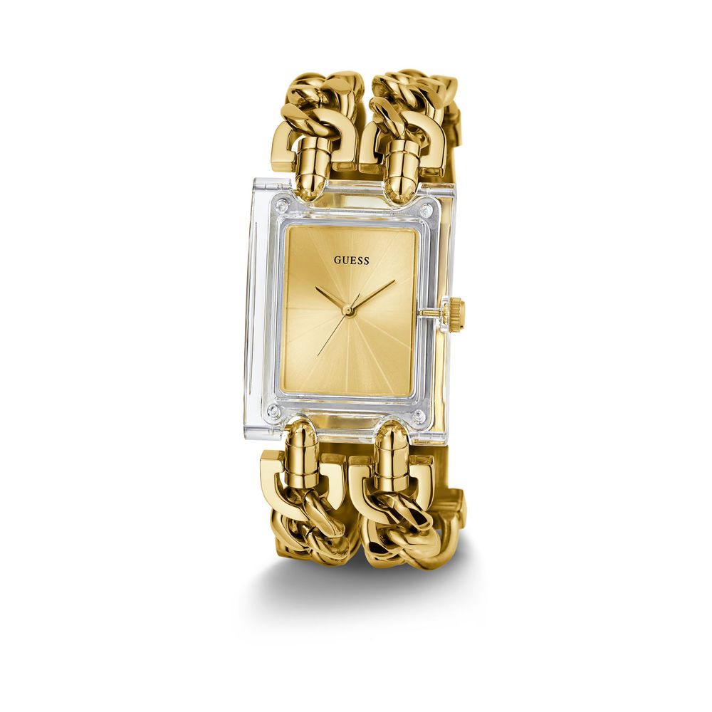 Guess Gold Stainless Steel Bracelet Watch