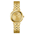 Guess Gold Stainless Steel Dress Watch