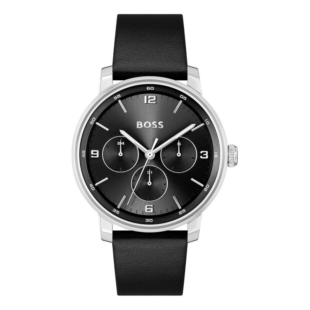 Hugo Boss Black Leather Dress Watch