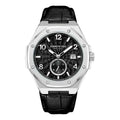 Kenneth Cole Black Leather Dress Watch