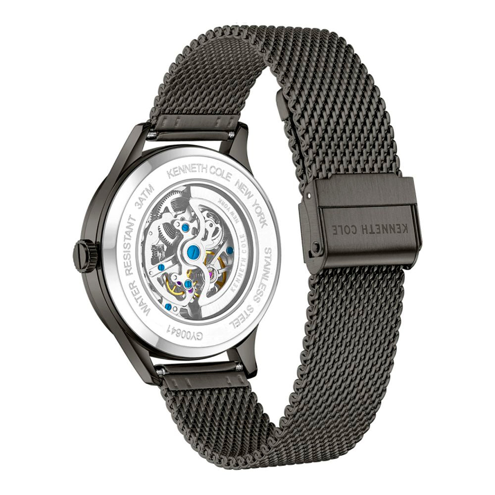 Kenneth Cole Gray Stainless Steel Dress Watch