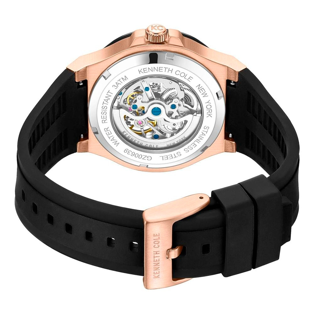Kenneth Cole Black Synthetic Dress Watch