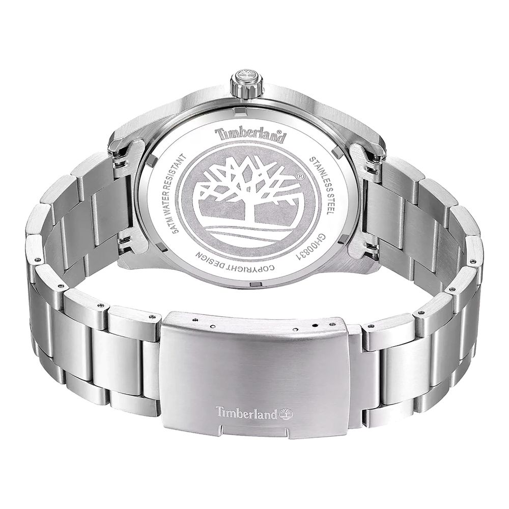 Timberland Gray Stainless Steel Dress Watch