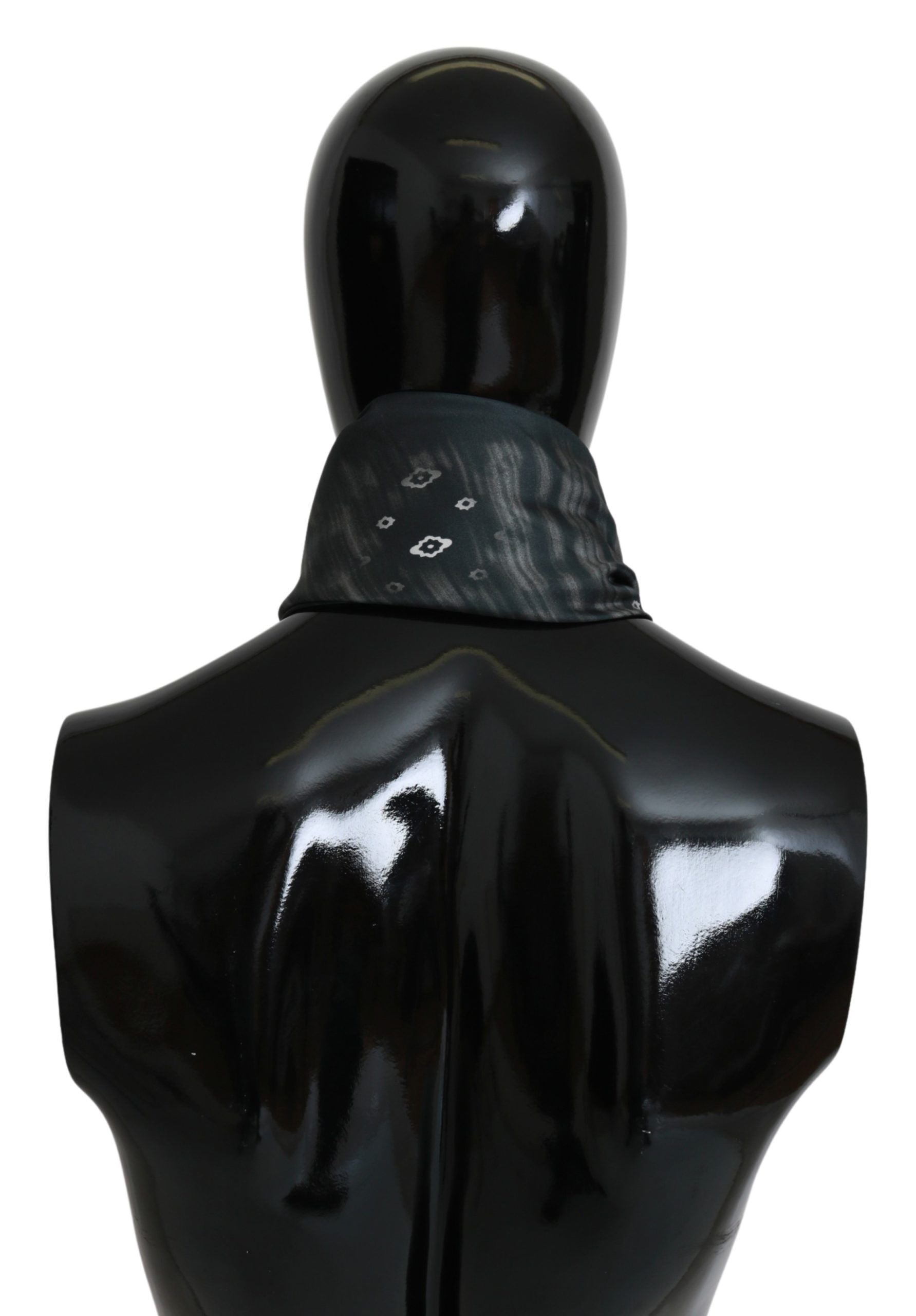 Foulard bleu en soie pour femme, Costume National