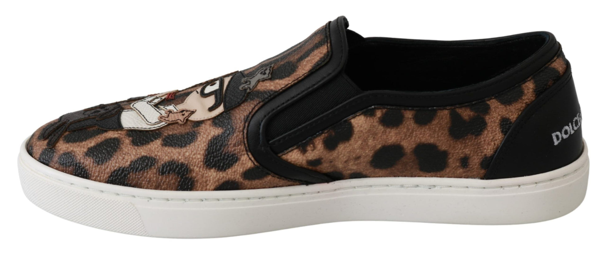 Mocassins en cuir léopard Dolce &amp; Gabbana #dgfamily