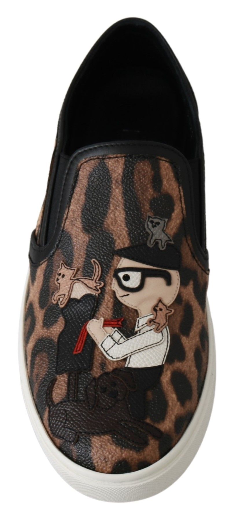 Mocassins en cuir léopard Dolce &amp; Gabbana #dgfamily