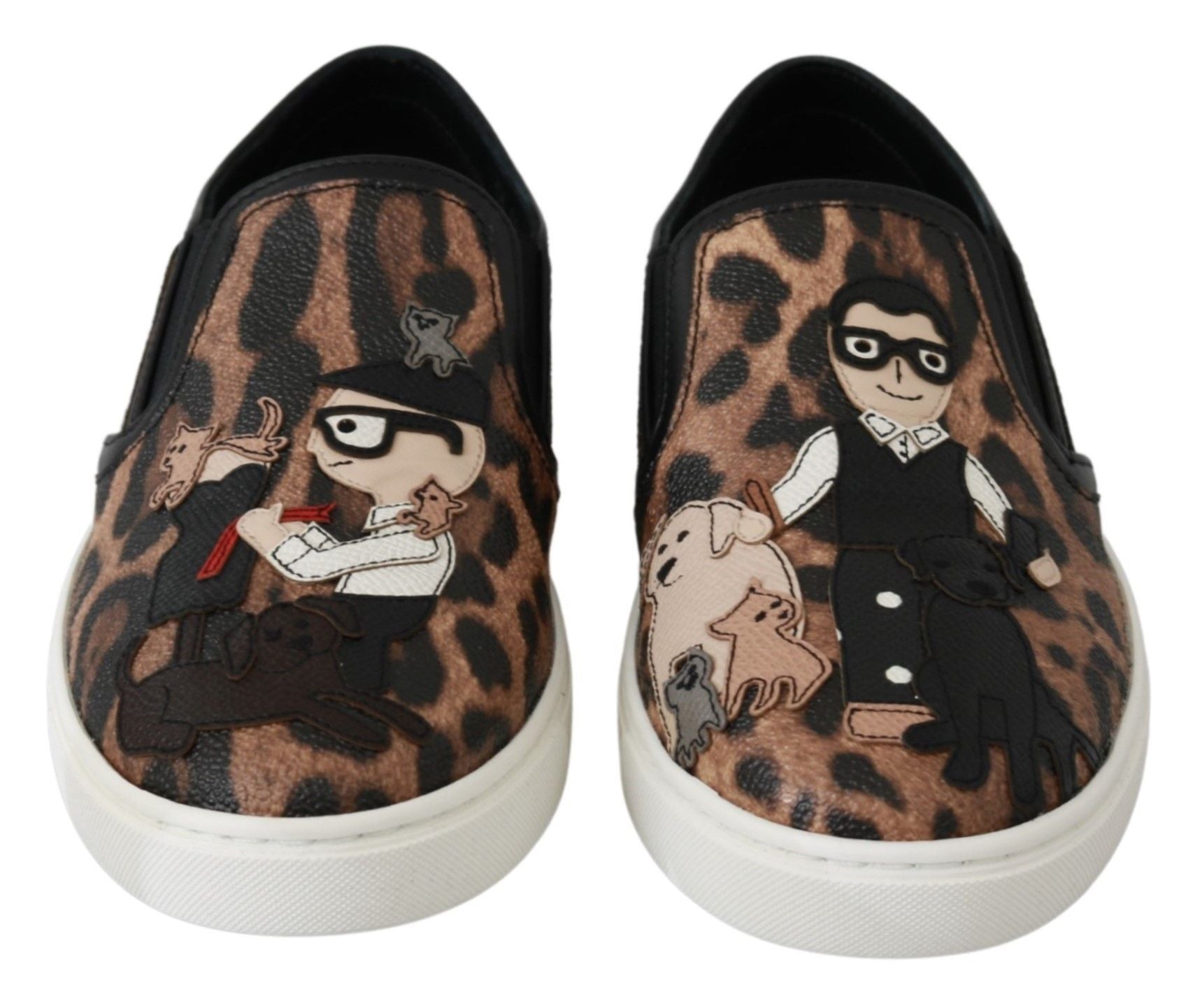 Mocassins en cuir léopard Dolce &amp; Gabbana #dgfamily