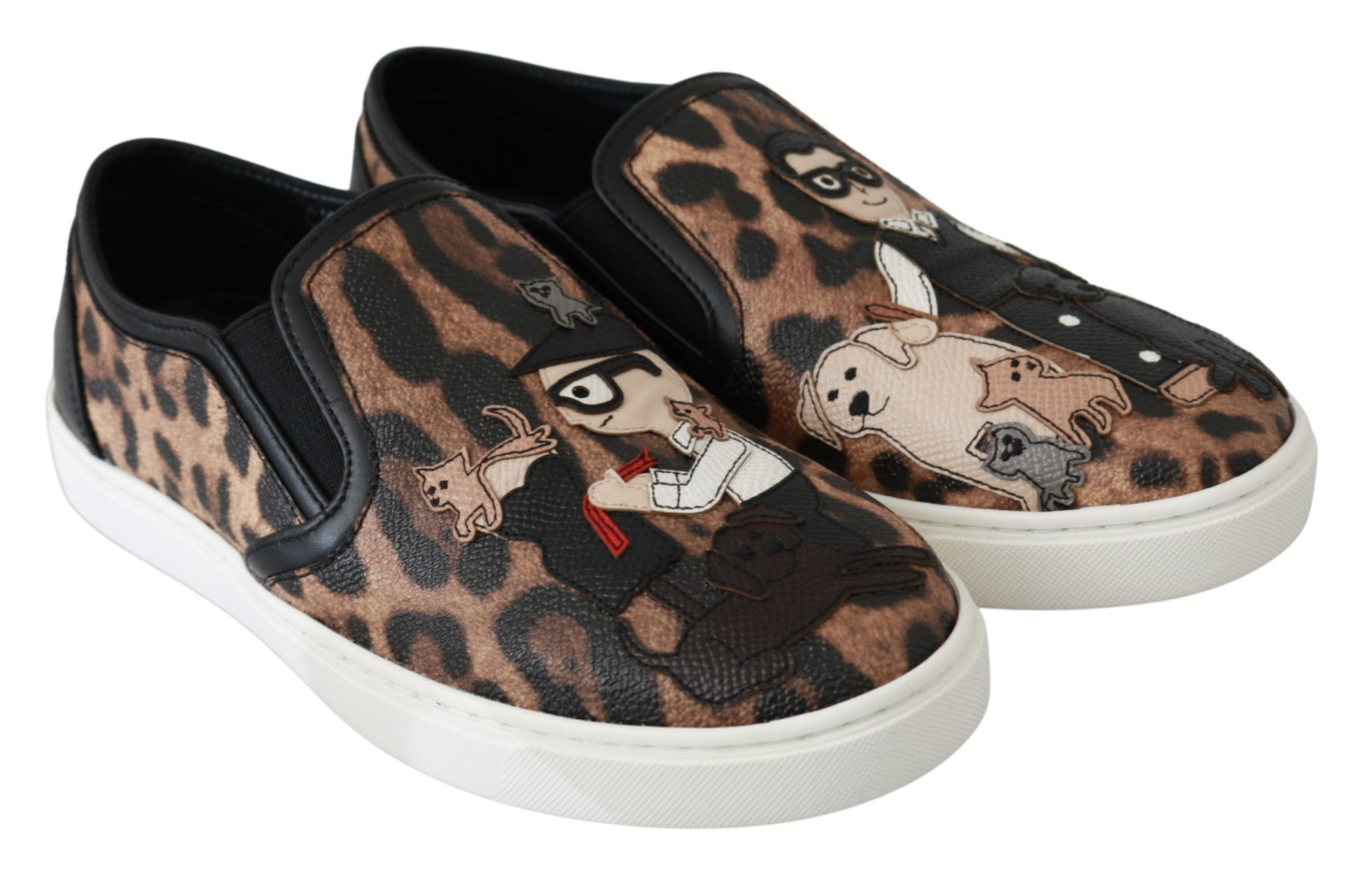 Mocassins en cuir léopard Dolce &amp; Gabbana #dgfamily