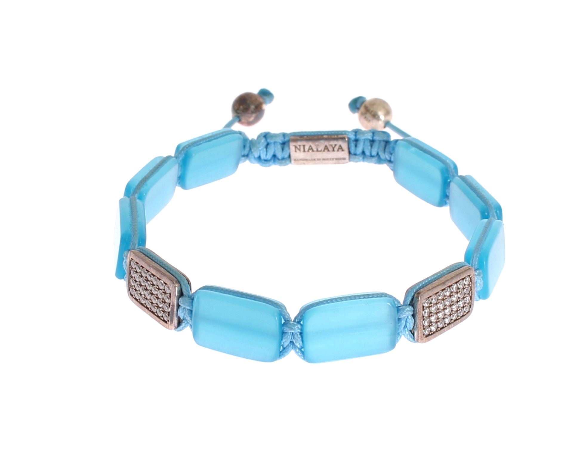 Bracelet Nialaya en argent 925 et opale CZ
