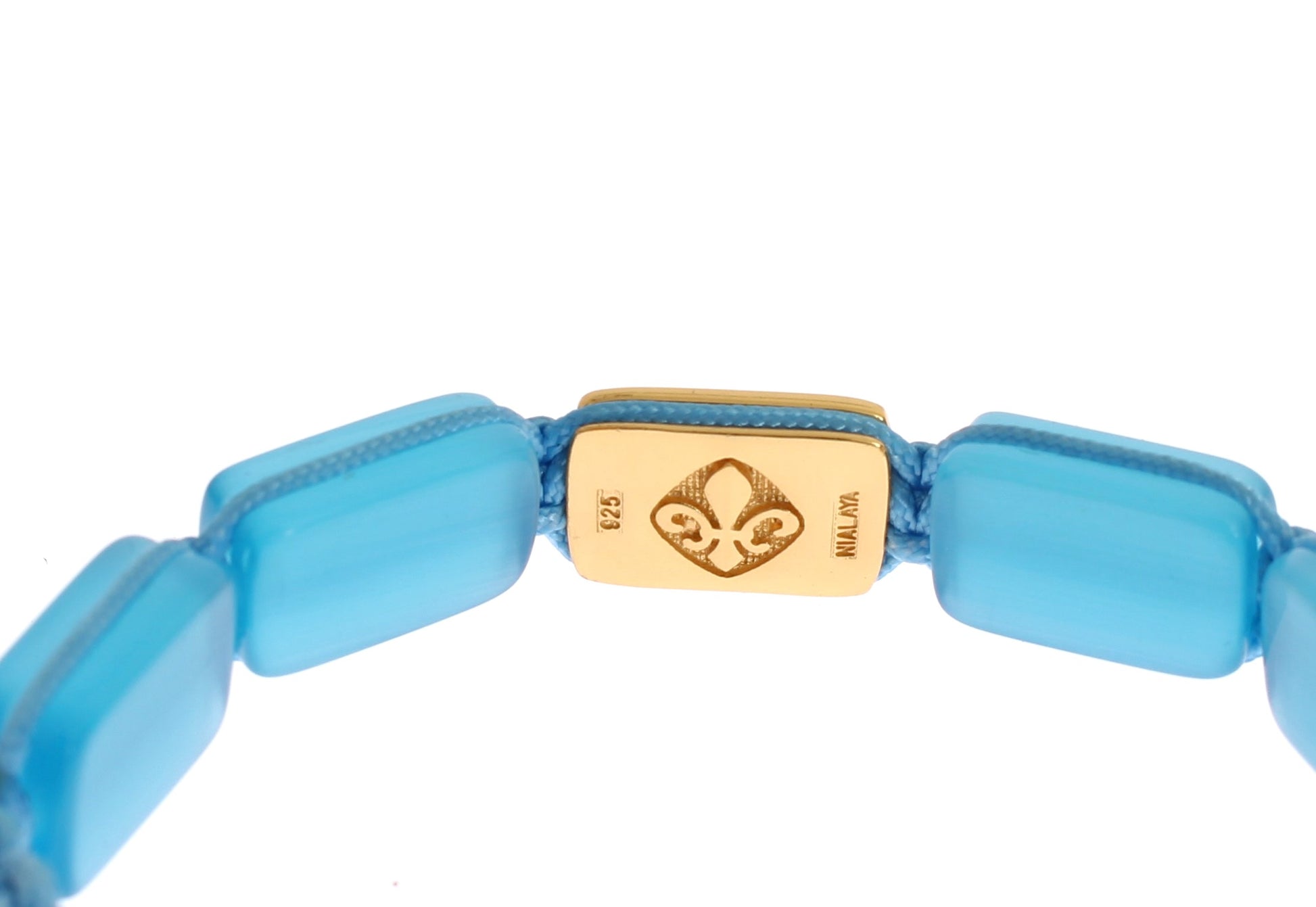 Bracelet Nialaya CZ Opale Or 18 carats 925