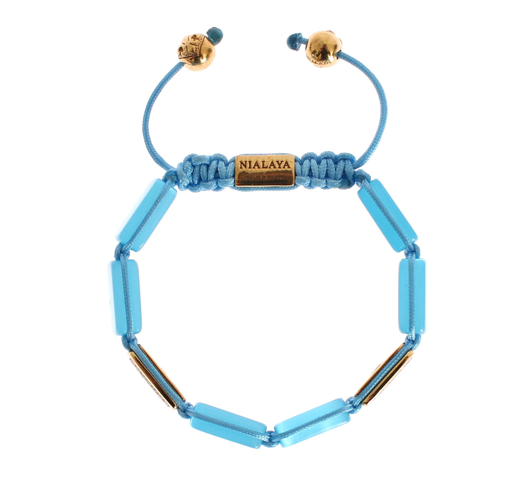 Bracelet Nialaya CZ Opale Or 18 carats 925