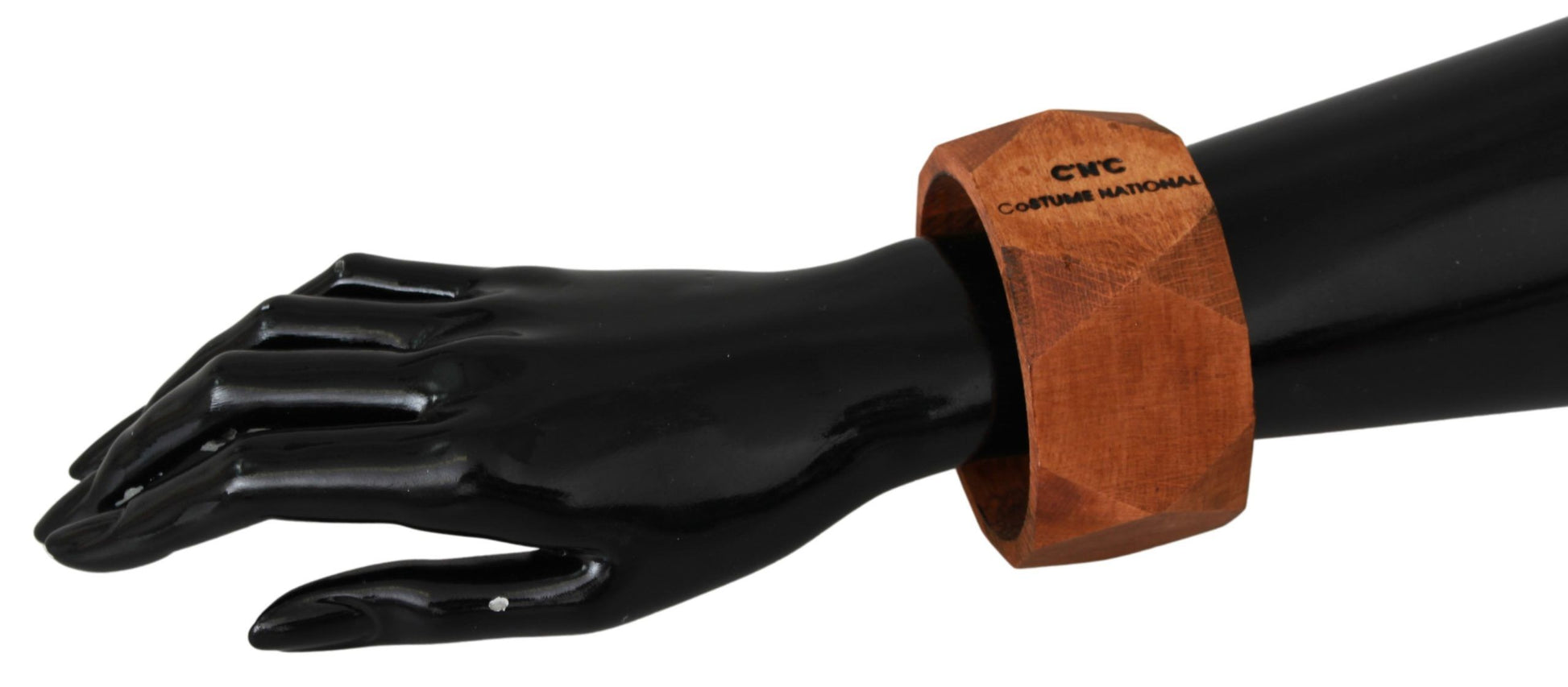Bracelet en bois marron de marque Costume National