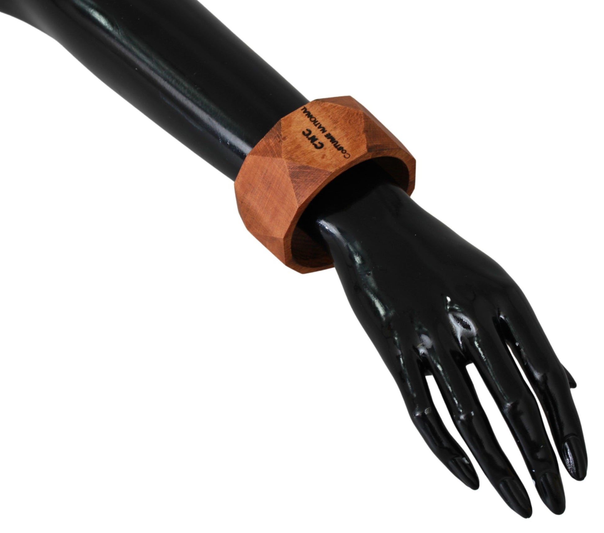 Bracelet en bois marron de marque Costume National