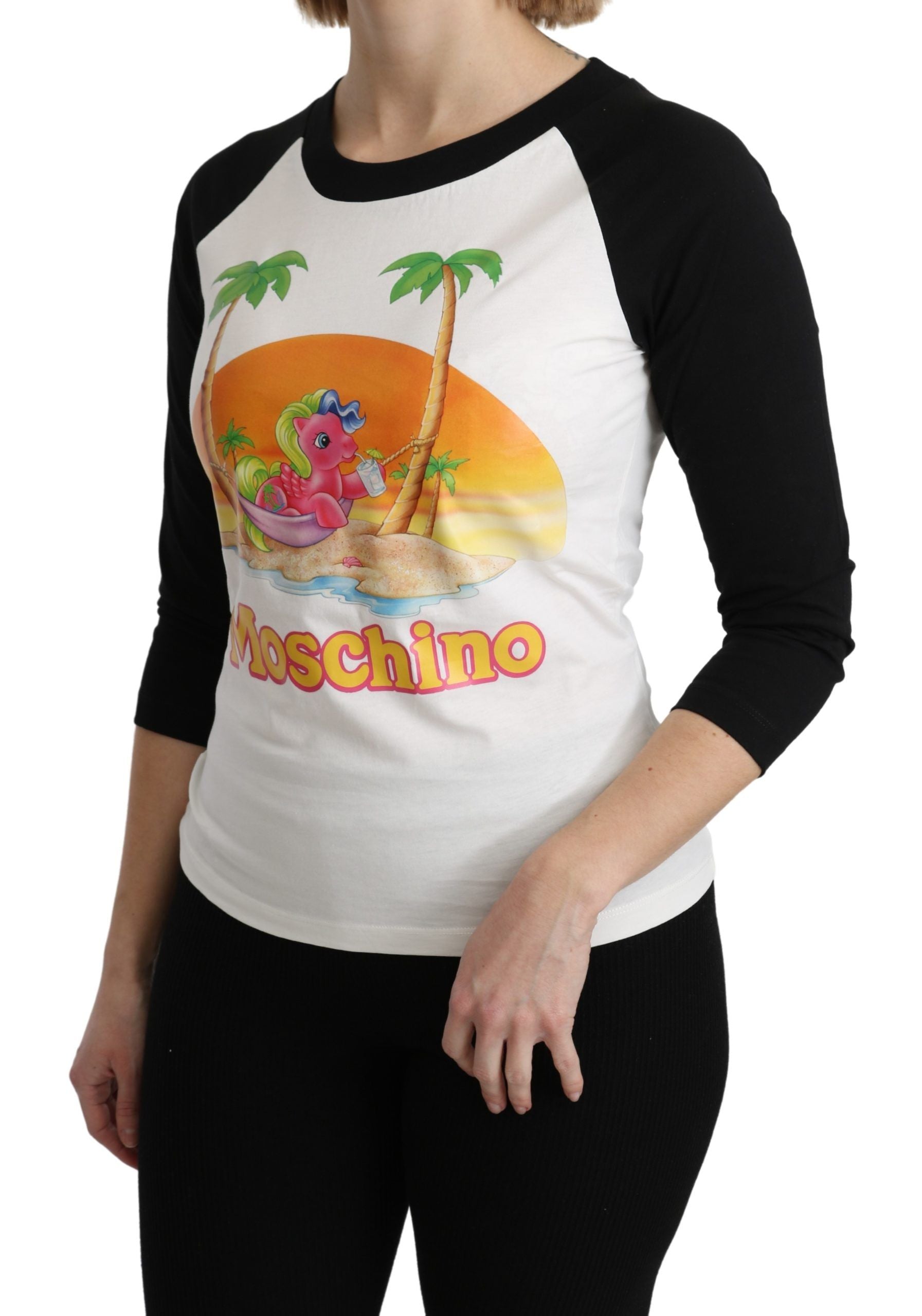 T-shirt en coton blanc Moschino T-shirt My Little Pony