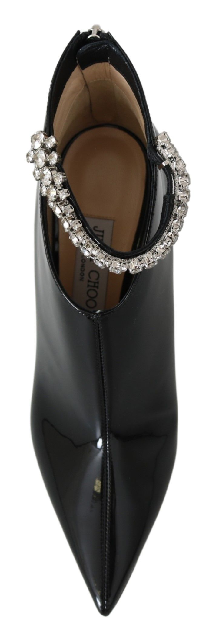 Jimmy Choo Élégantes bottes à talons vernies noires