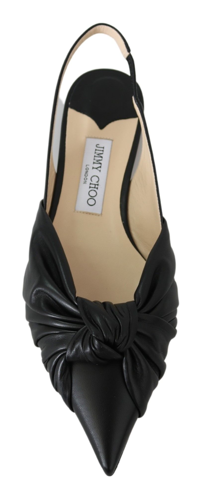 Jimmy Choo - Ballerines élégantes en cuir à bout pointu