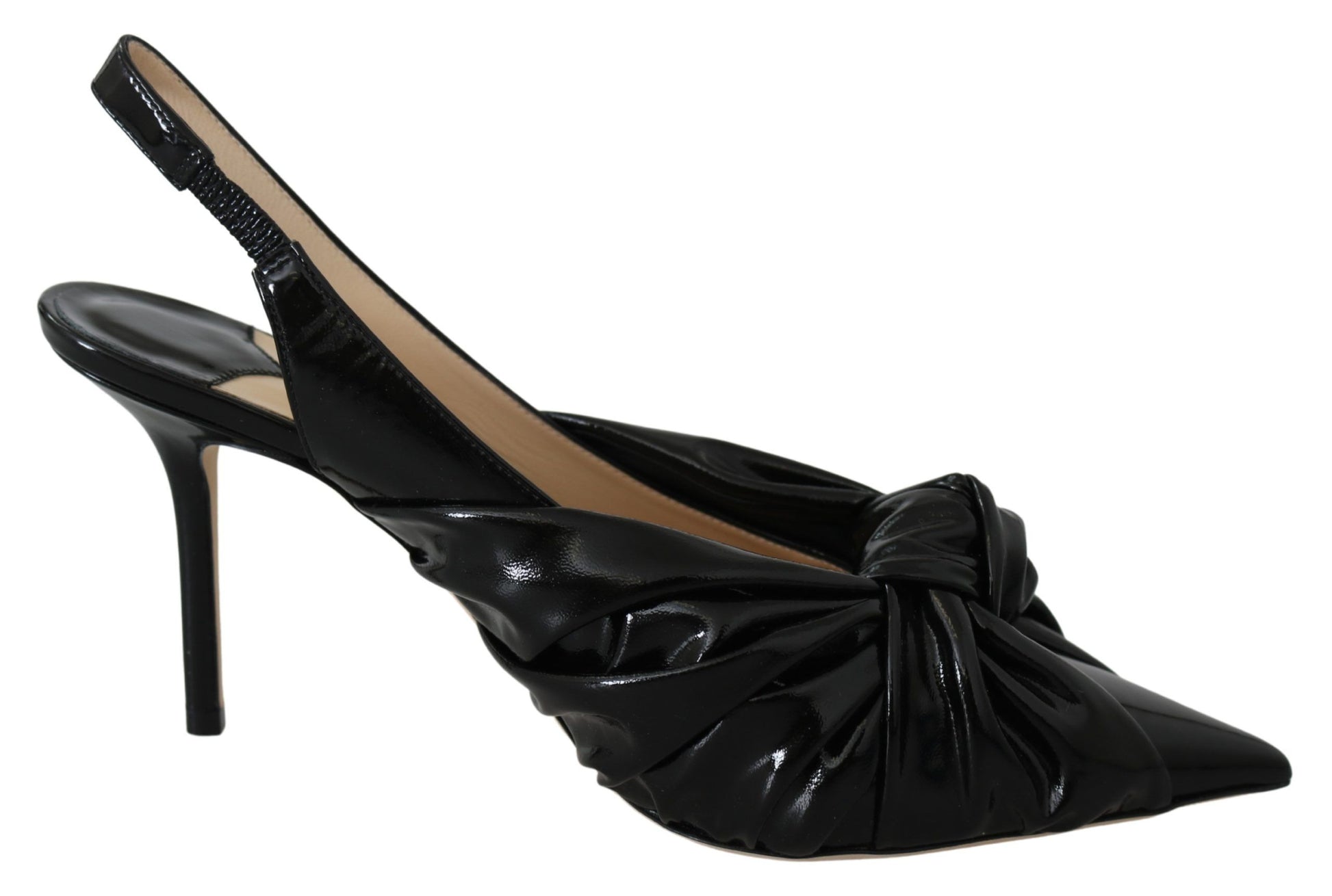Escarpins Jimmy Choo élégants à bout pointu en cuir noir
