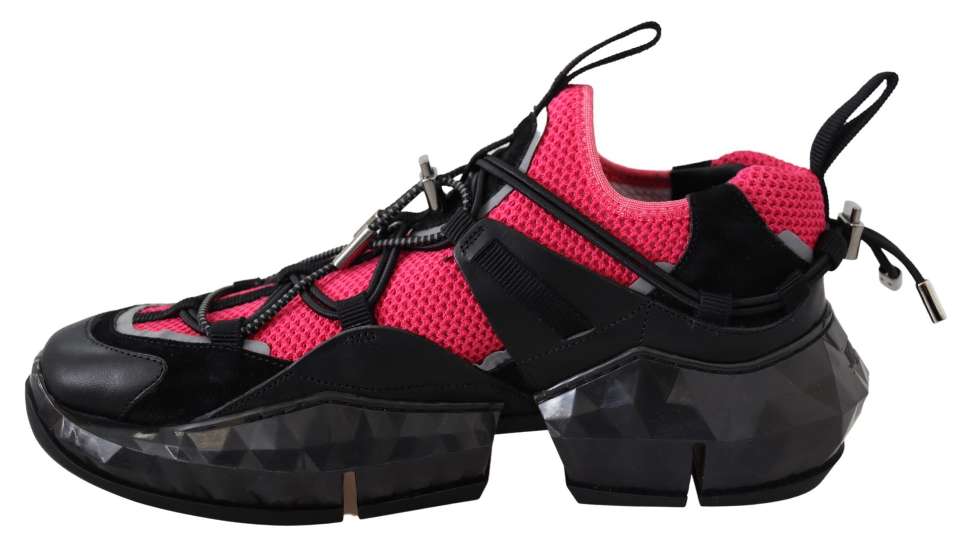 Baskets Jimmy Choo Electric Elegance en cuir et maille