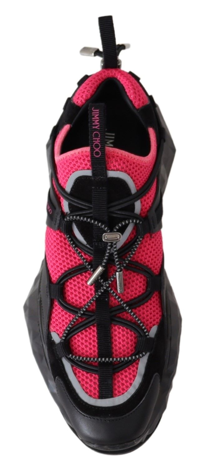 Baskets Jimmy Choo Electric Elegance en cuir et maille