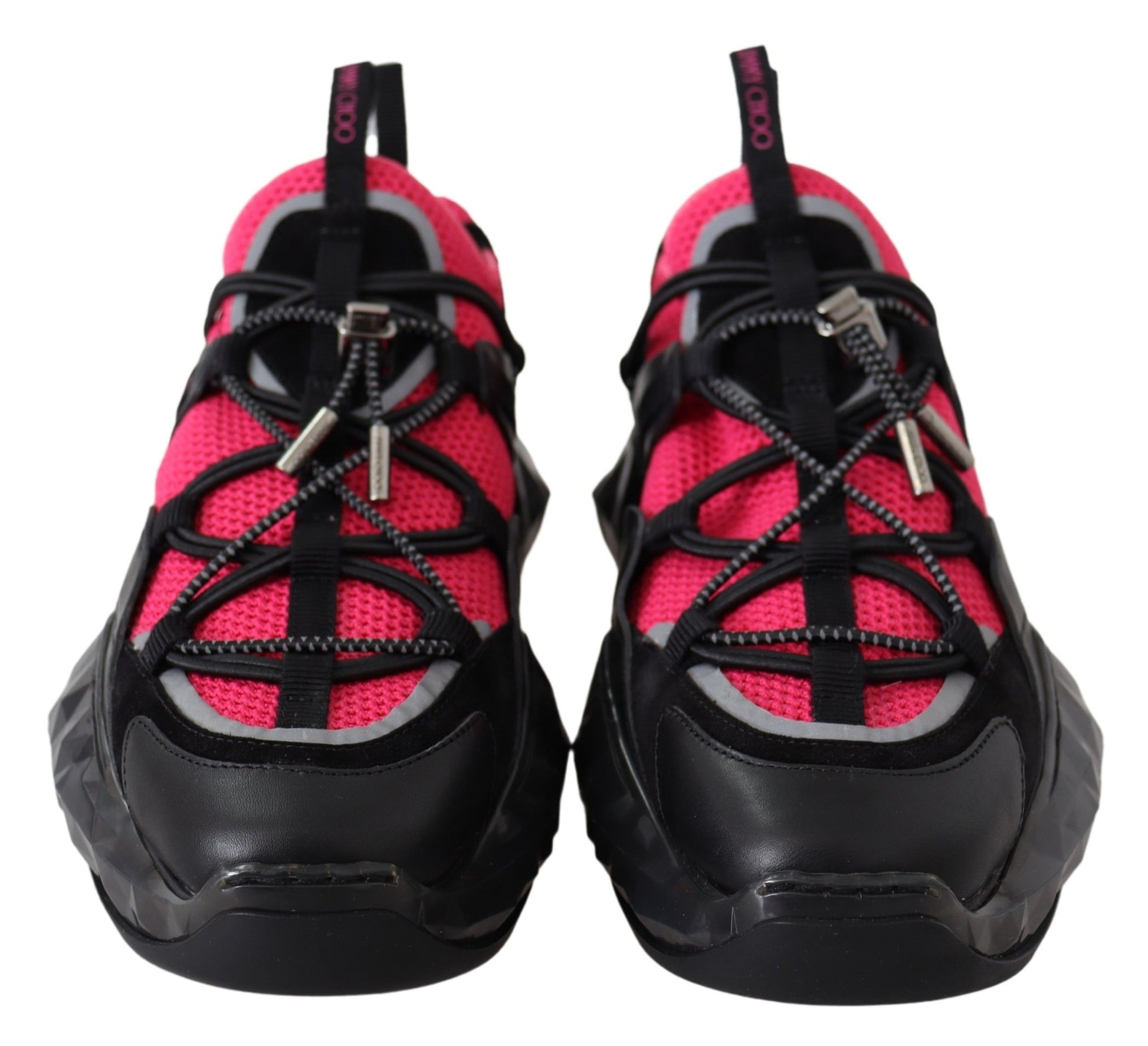 Baskets Jimmy Choo Electric Elegance en cuir et maille