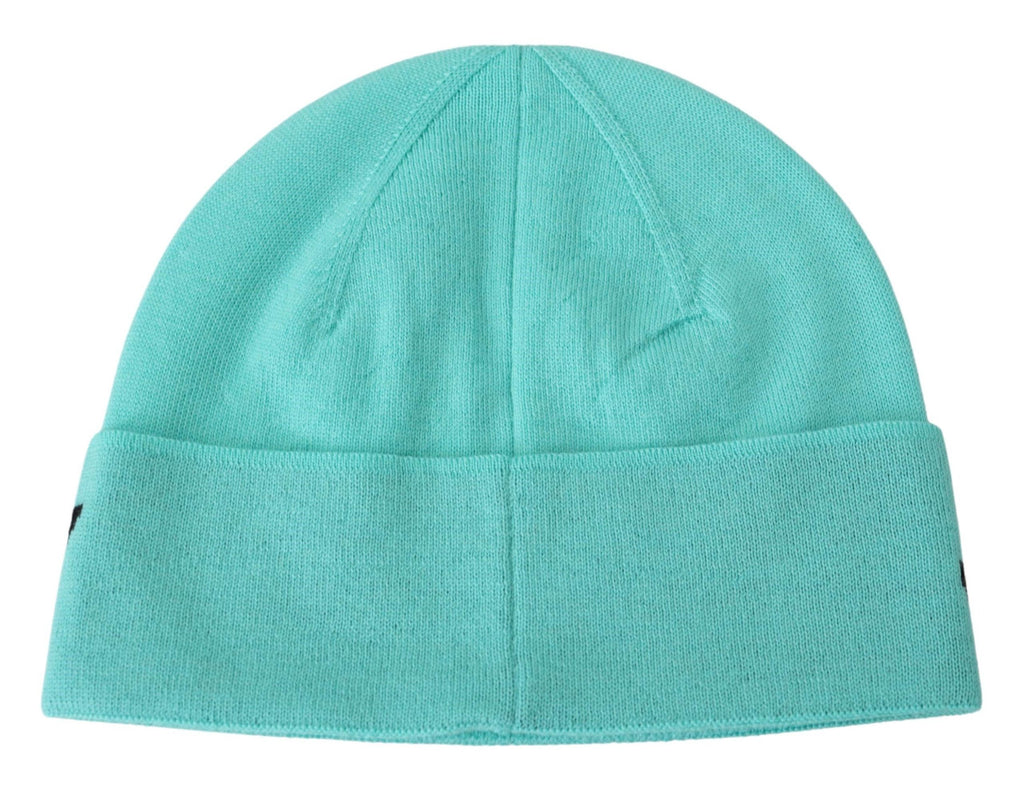 Givenchy Green Wool Beanie Unisex Logo Hat