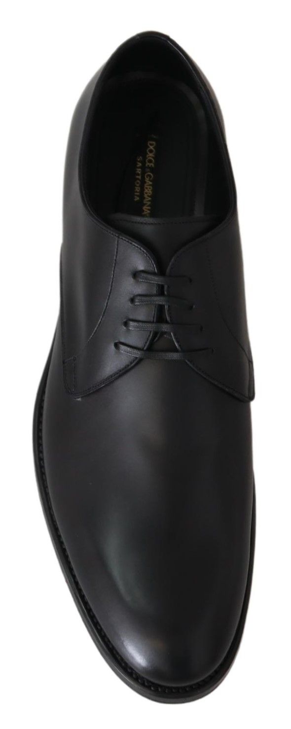 Chaussures Dolce &amp; Gabbana en cuir noir SARTORIA faites main
