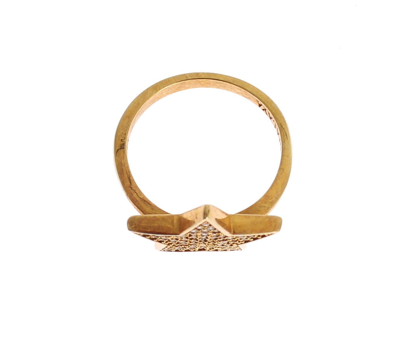 Bague transparente Nialaya Star en argent 925 pour femme
