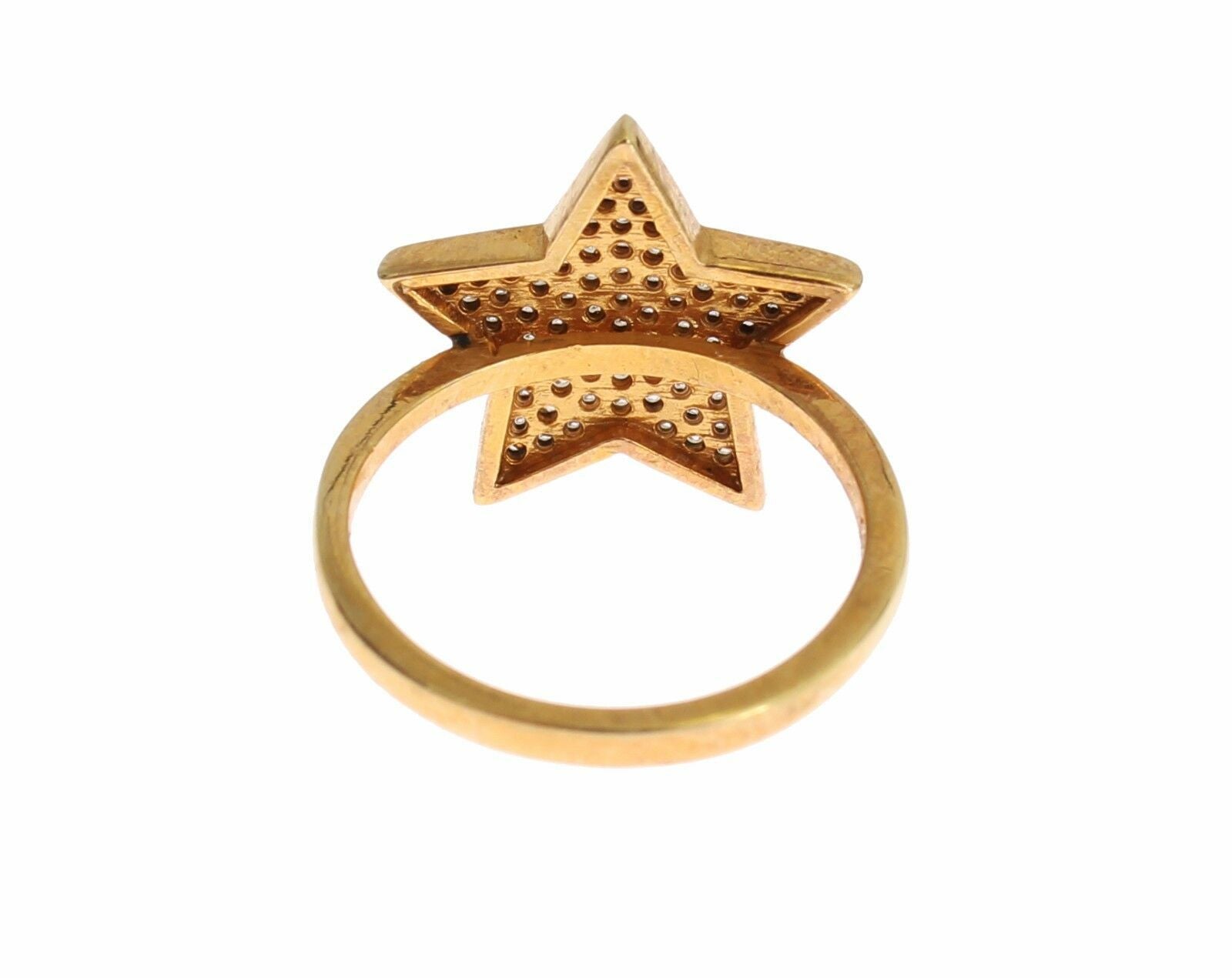 Bague transparente Nialaya Star en argent 925 pour femme