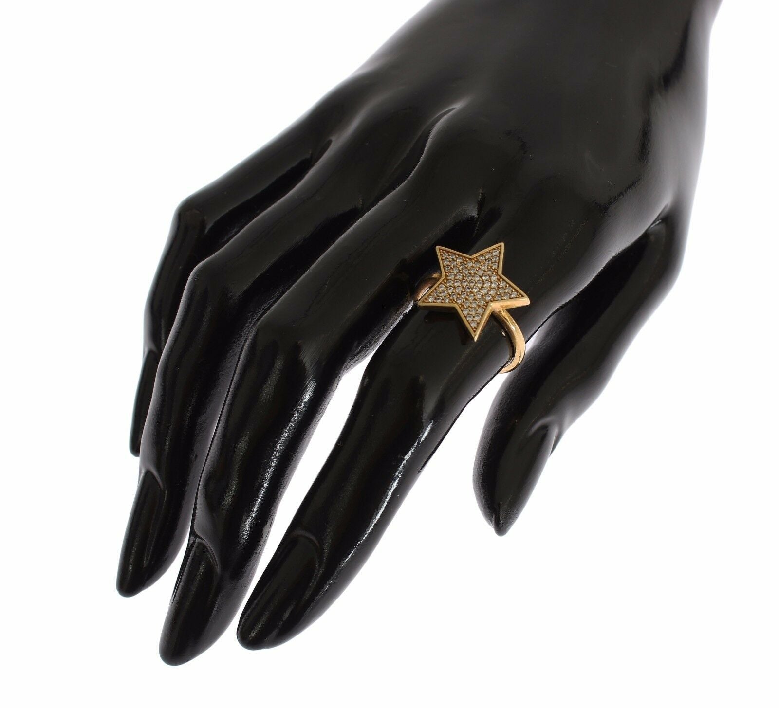 Bague transparente Nialaya Star en argent 925 pour femme