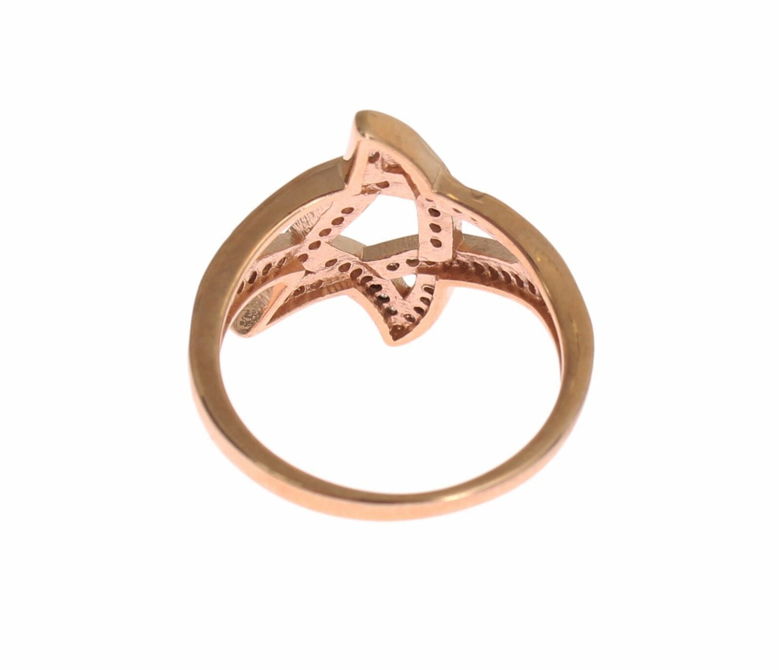 Bague Nialaya pour femme en argent 925 et zircone cubique transparent