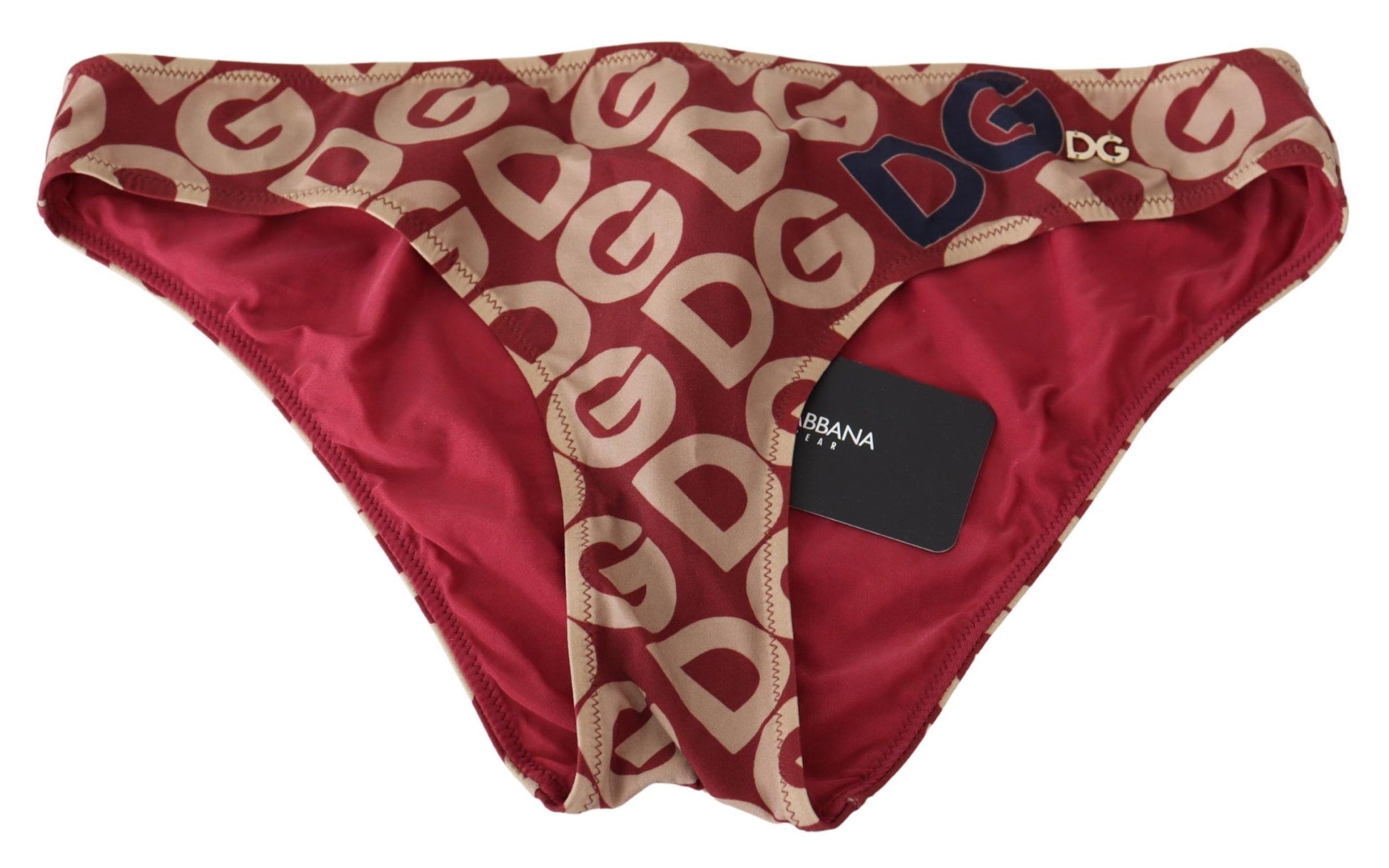 Maillot de bain bikini Dolce &amp; Gabbana multicolore avec imprimé logo DG