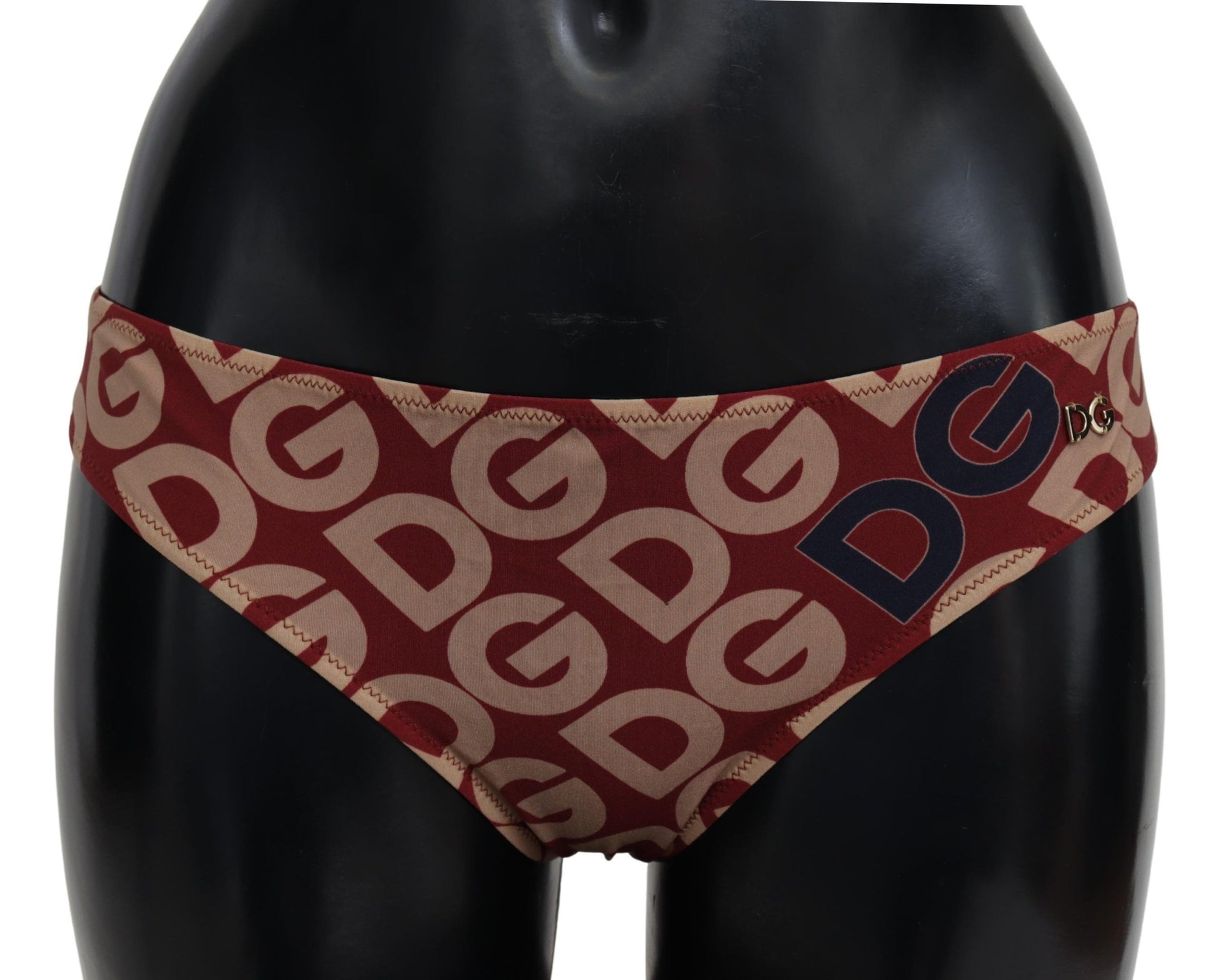 Maillot de bain bikini Dolce &amp; Gabbana multicolore avec imprimé logo DG