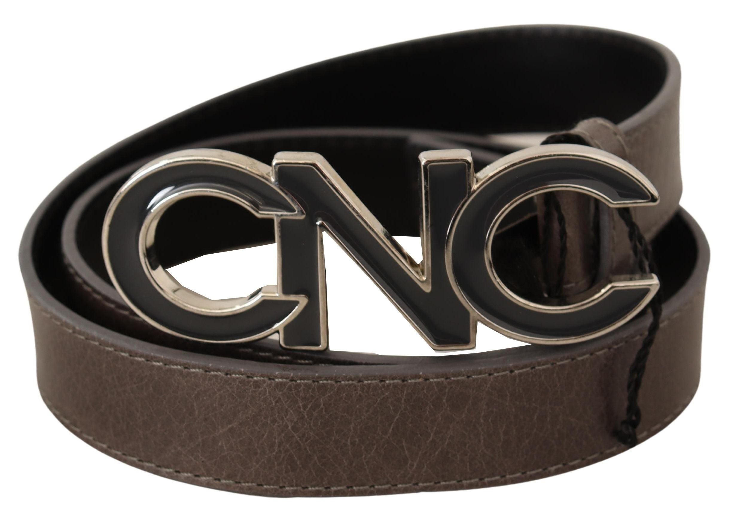 Ceinture à boucle avec logo et lettre marron Costume National