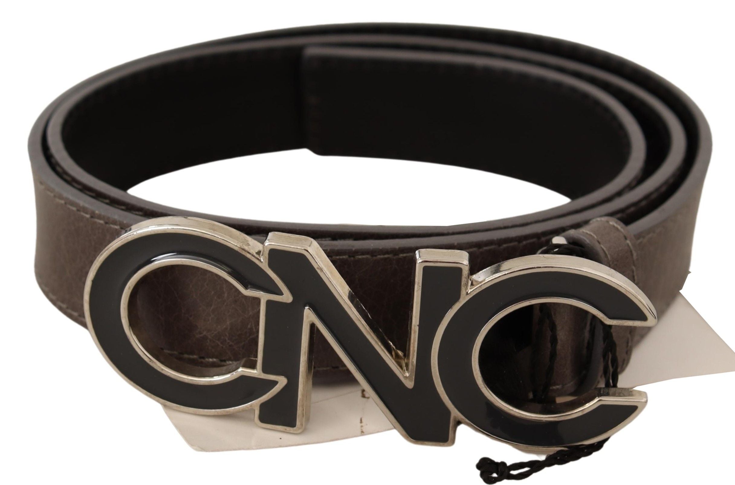 Ceinture à boucle avec logo et lettre marron Costume National
