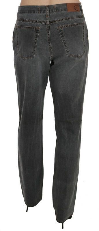 Jean droit taille moyenne délavé gris Just Cavalli