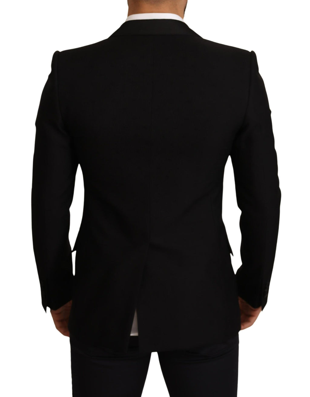 Dolce &amp; Gabbana - Veste blazer slim en laine noire