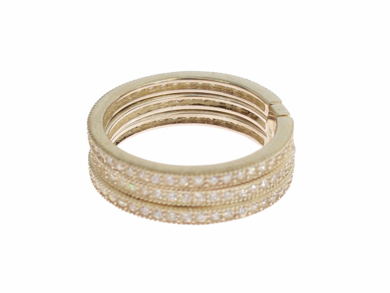 Bague Nialaya en argent sterling 925 et zircone cubique transparent pour femme